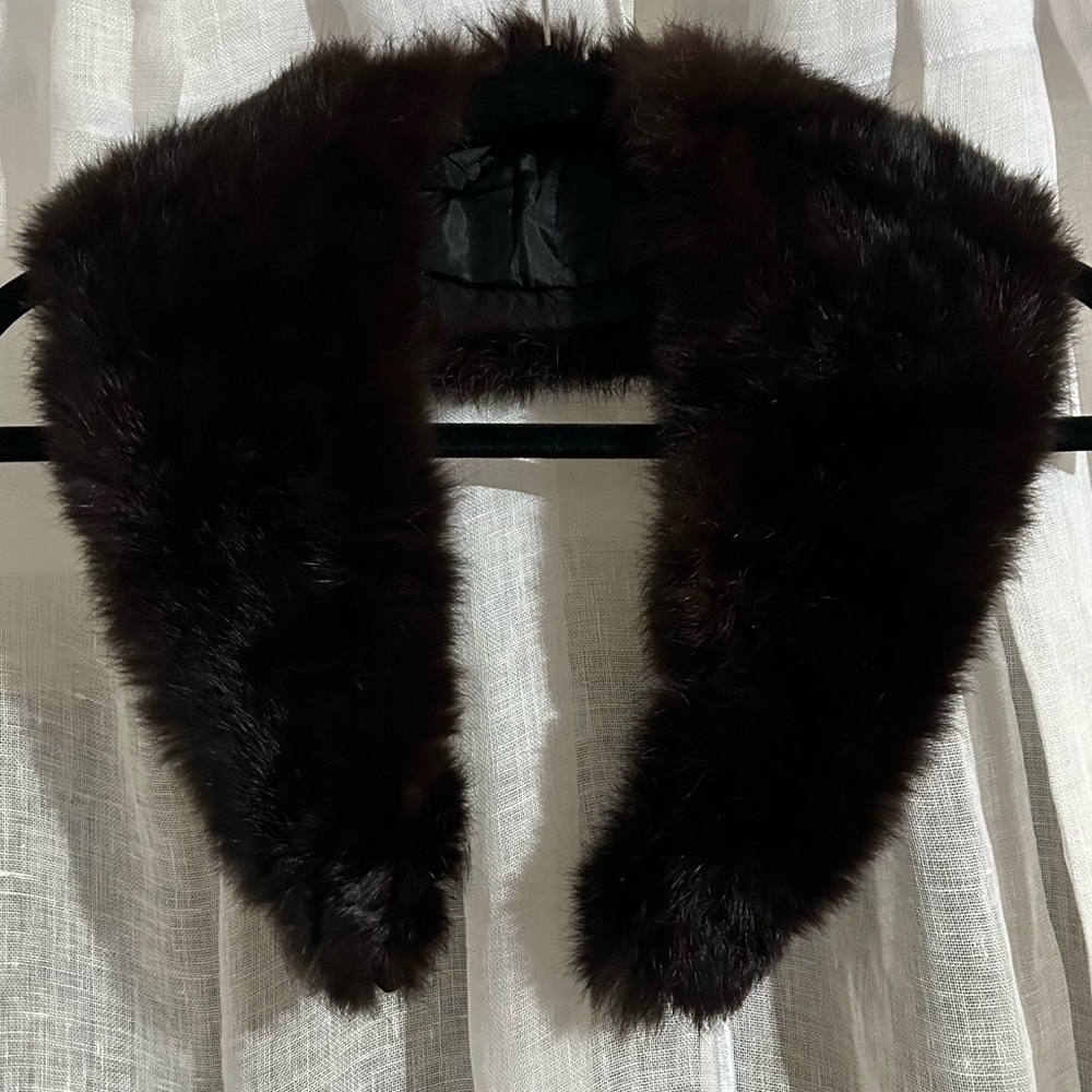 Dark Brown Mink (?) Fur